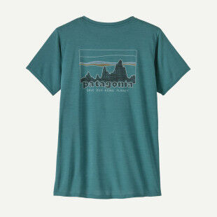 Patagonia Capilene® Cool Daily: leichtes, dehnbares und geruchsneutrales Funktions-T-Shirt für Damen