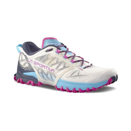 Zapatillas de trail para mujer – La Sportiva Bushido III Chalk/Night Sky