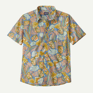 Patagonia Go-To Shirt: camicia a maniche corte da uomo in cotone biologico e poliestere riciclato