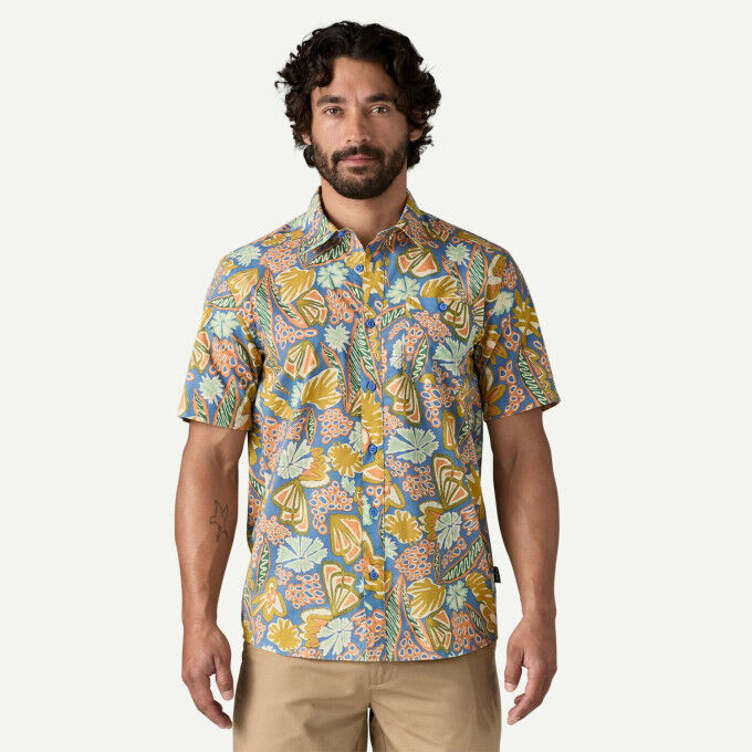Patagonia Go-To Shirt: men's short-sleeved shirt made from organic cotton and recycled polyester