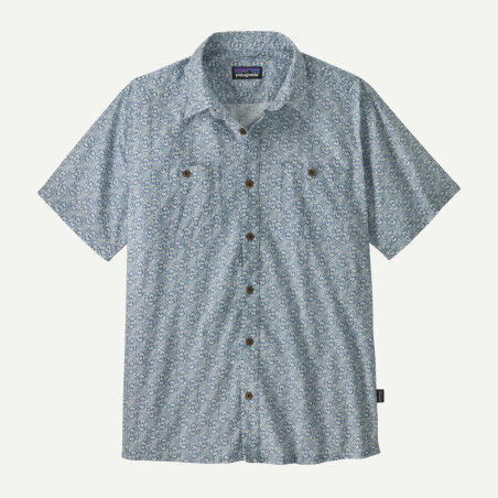 Patagonia Back Step: camicia leggera da uomo in canapa e cotone biologico