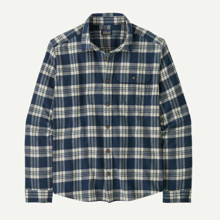 Patagonia Lightweight Fjord Flannel: Herrenhemd aus Bio-Baumwollflanell