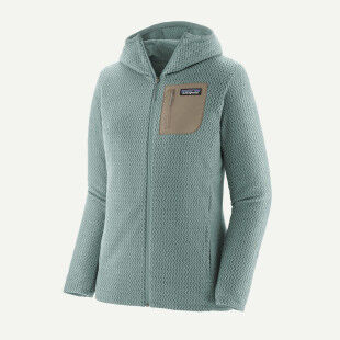 Patagonia R1® Air Donna: pile tecnico con zip in poliestere riciclato