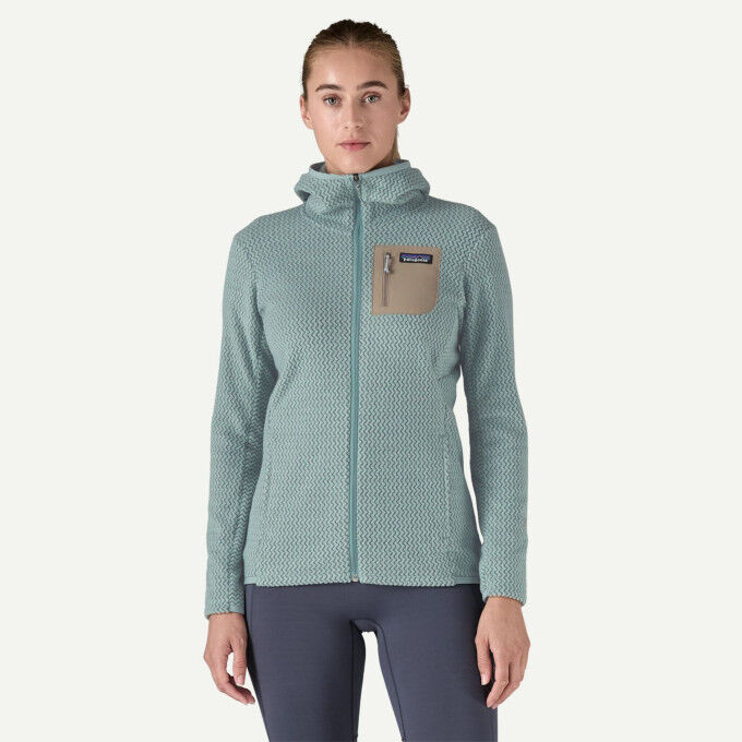 Patagonia R1® Air Women's: technical zip-up fleece made from recycled polyester