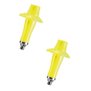 LEKI TIP XT Yellow – Trail Running Pole Tips | Grip & Durability