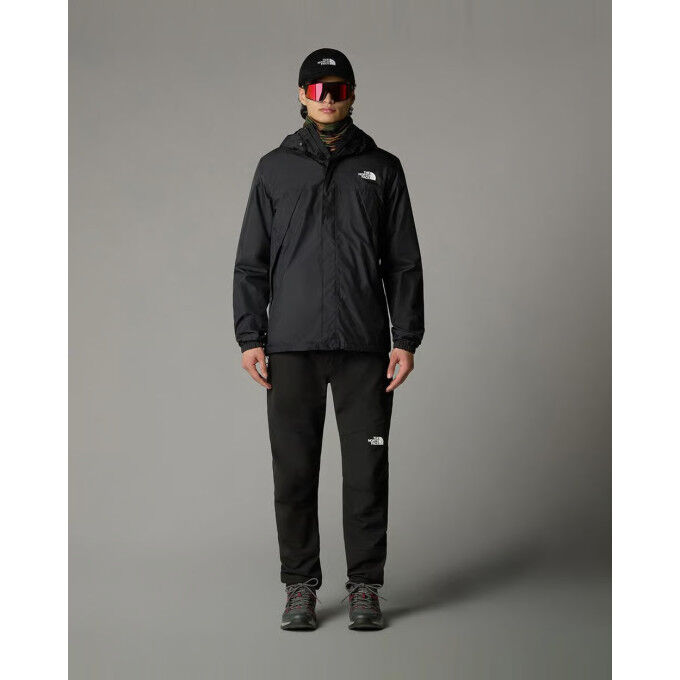 The North Face Antora TNF Schwarze Herrenjacke – Wasserdicht, winddicht und recycelt