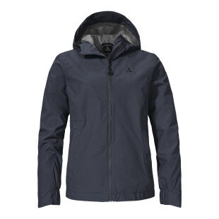 Chaqueta Impermeable Salewa Moiazza Mujer - Negro Azul Marino Con GORE-TEX® - Ligera Y Práctica