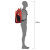 Ortlieb Vario Plus Dark Chili bolsa impermeable para bicicleta – mochila 2 en 1