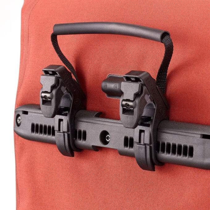 Ortlieb Vario Plus Dark Chili waterproof bike bag – 2-in-1 backpack