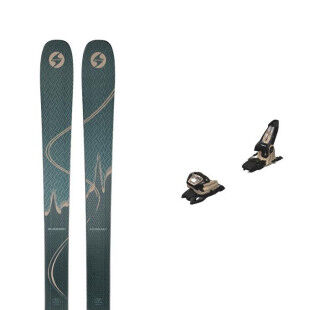 Pack de skis Blizzard ANOMALY 94 + fix : Couleur - PETROL/CARAMEL, Taille des skis - 182