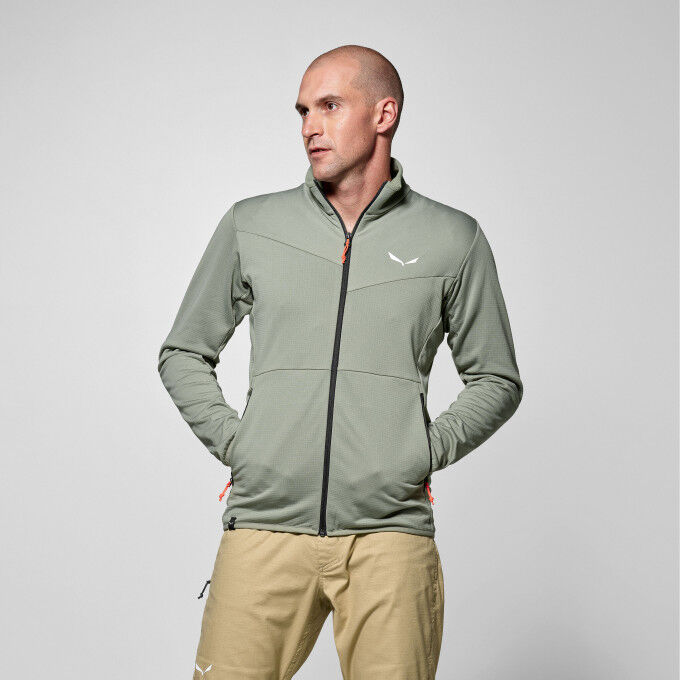 Salewa PUEZ CAMMINO PL JKT M Shadow giacca da uomo – Isolamento leggero e traspirante