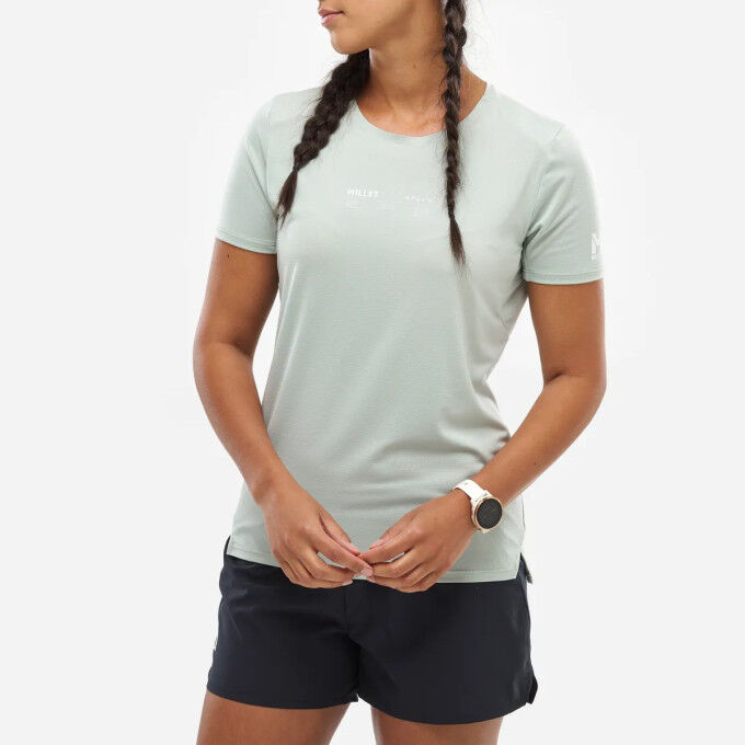 Maglietta trail Millet INTENSE da donna: traspirante e ultraleggera