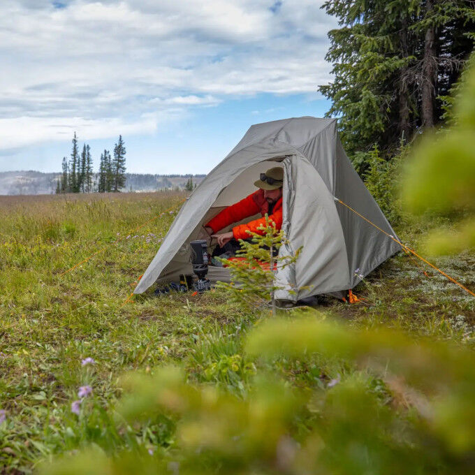 Tienda de campaña Big Agnes C Bar 2 Vetiver: tienda de trekking para 2 personas y 3 estaciones