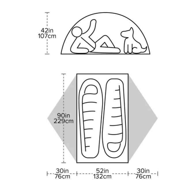 Big Agnes BLACKTAIL 2 Tent – Lightweight, Durable, and Spacious for Hiking