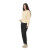 HAMPY CREW: soft and natural women's crew neck sweatshirt