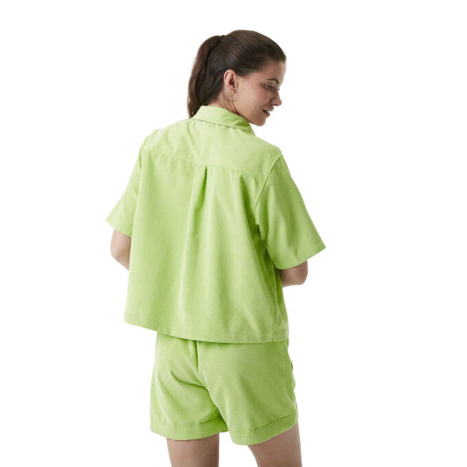 Camicia da donna SESIA CORD: eleganza estiva in corduroy elasticizzato riciclato