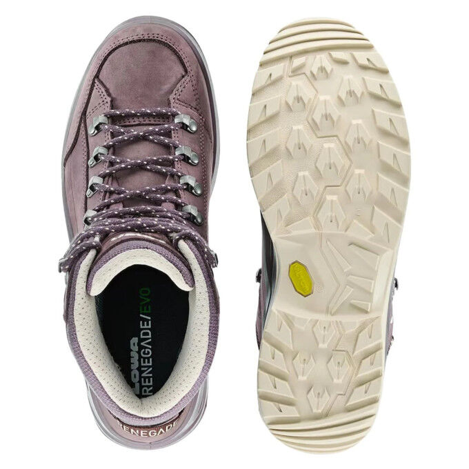 Renegade Evo GTX Mid Ws: calzado femenino para practicar senderismo en cualquier condición meteorológica