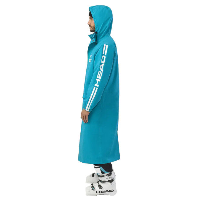 Head RACE RAIN COAT UNISEX blue raincoat