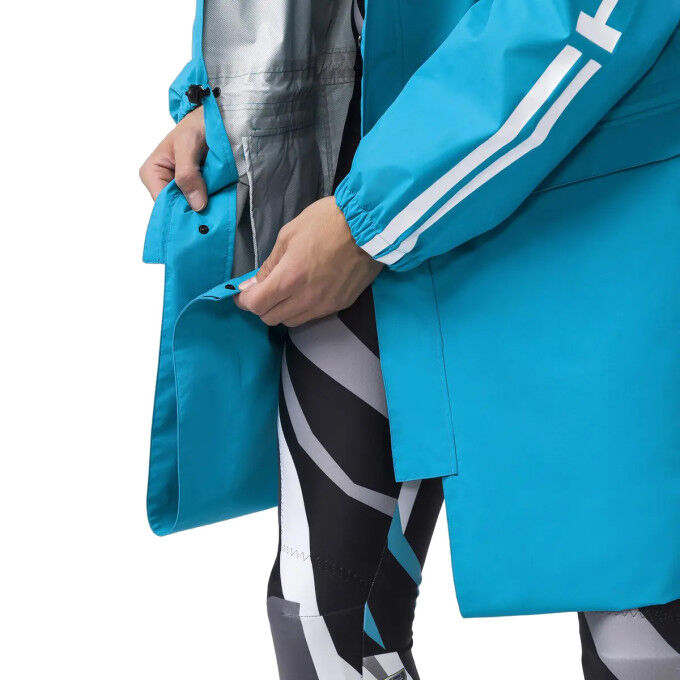 Head RACE RAIN COAT UNISEX blue raincoat