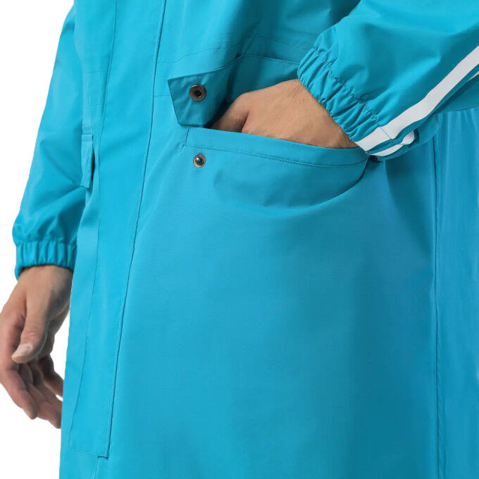 Head RACE RAIN COAT UNISEX blue raincoat