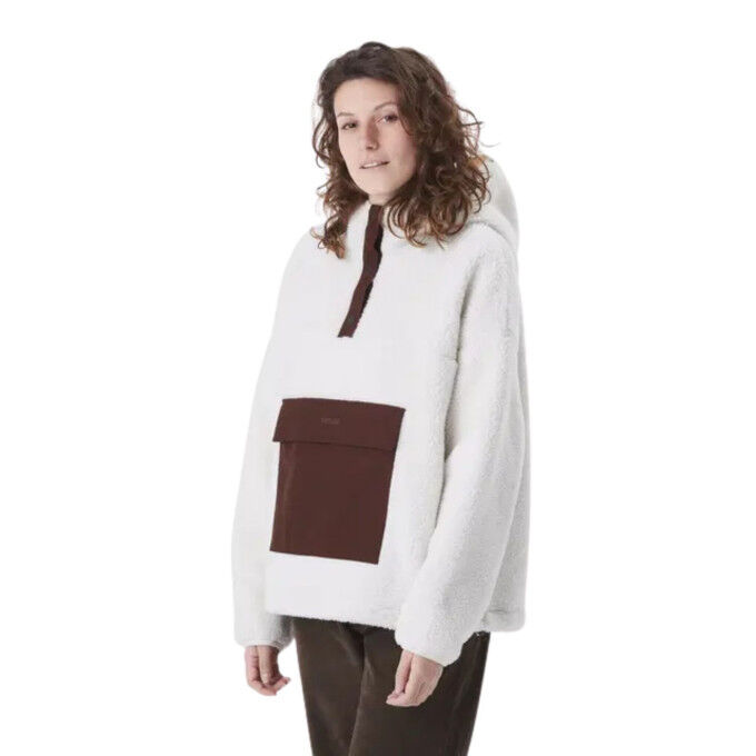 Polaire femme PAKKIS : confort sherpa et style décontracté