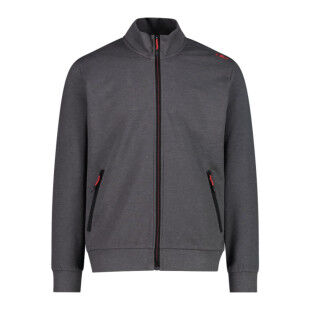 Sudadera con cremallera para hombre CMP: comodidad elástica y estilo deportivo