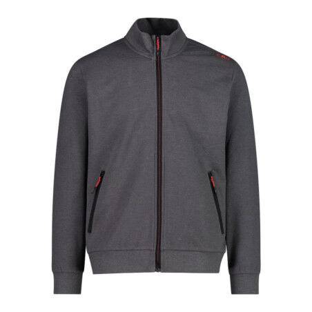 Felpa con zip da uomo CMP: comfort elasticizzato e stile sportivo