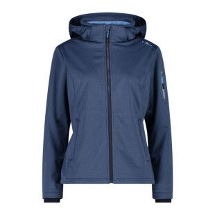 Women's heathered softshell jacket: warmth, style, and protection for all four seasons