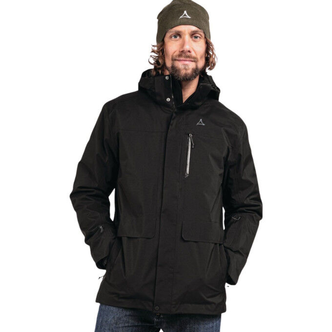 Schöffel Barth: parka 3 en 1 para hombre, impermeable, transpirable y versátil