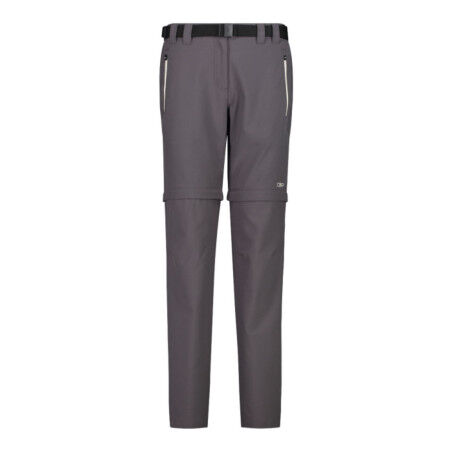 Pantaloni da trekking da donna con zip - Elastici, trasformabili in pantaloncini
