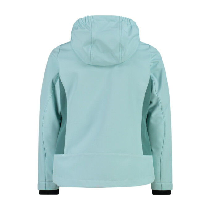 Girls' softshell jacket – Waterproof, warm with fixed hood