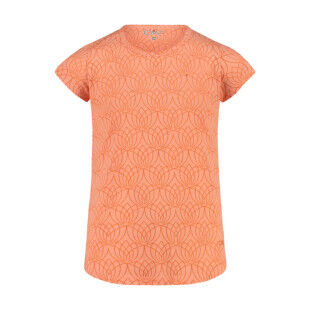 T-shirt fille à motif Burn Out – Léger, doux et tendance