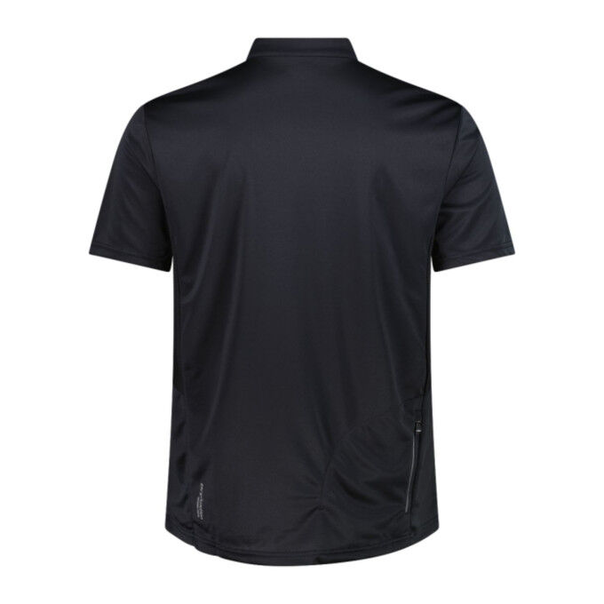 Camiseta de ciclismo para hombre con medio cremallera: ligera, elástica y transpirable