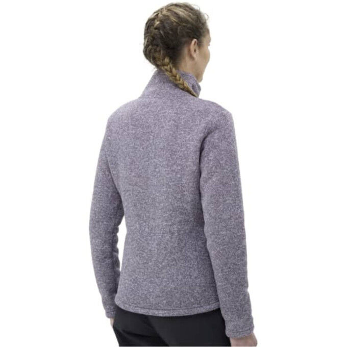 Sweat polaire zippé femme Miwi noir Pénélope | OHLALA