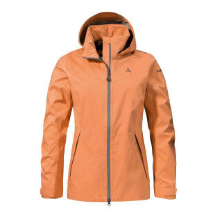 Wanderjacke für Damen Aiplspitz 2.5L Peach: Freiheit und Wasserdichtigkeit