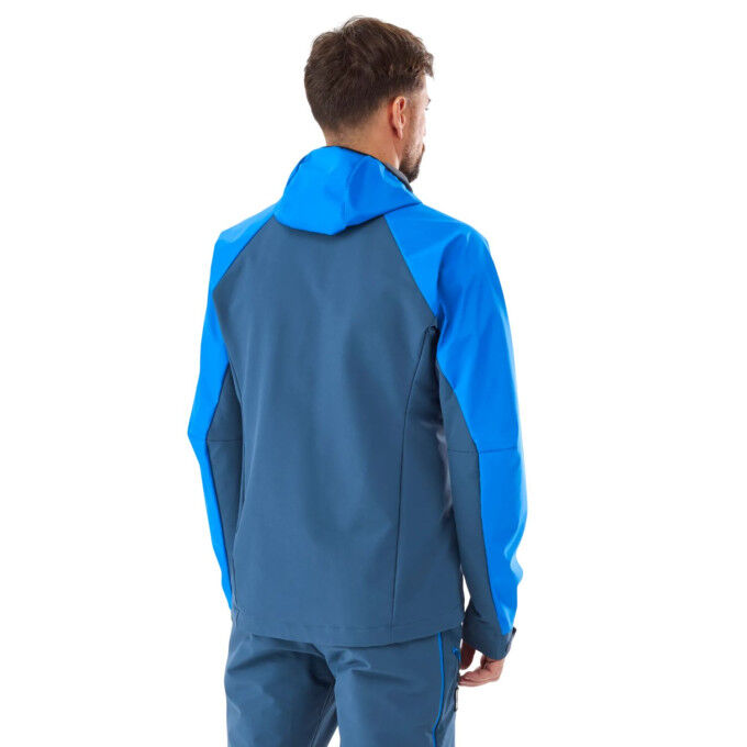 Rdruko Giacca softshell da uomo, impermeabile, giacca funzionale foderata in pile, giacca invernale da trekking, giacca per il tempo libero, caffè, S
