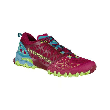 Zapatillas de trail running La Sportiva BUSHIDO II WOMAN Rojo ciruela/Topacio