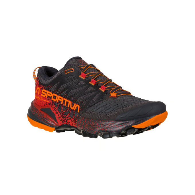 Chaussures de trail La Sportiva AKASHA II WOMAN Carbon/Cherry