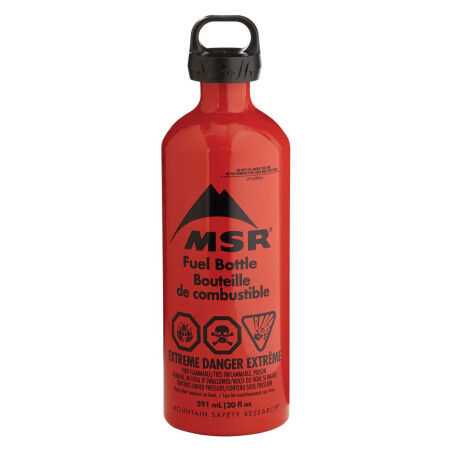 Bottiglia di carburante MSR 591 ml: sicurezza e robustezza per i vostri fornelli