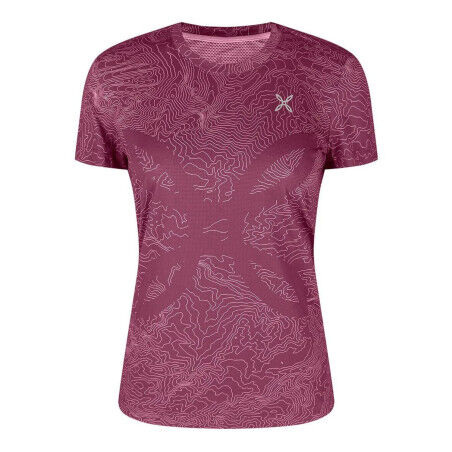 Damen-Laufshirt Topographic Sublime: Leistung und Komfort