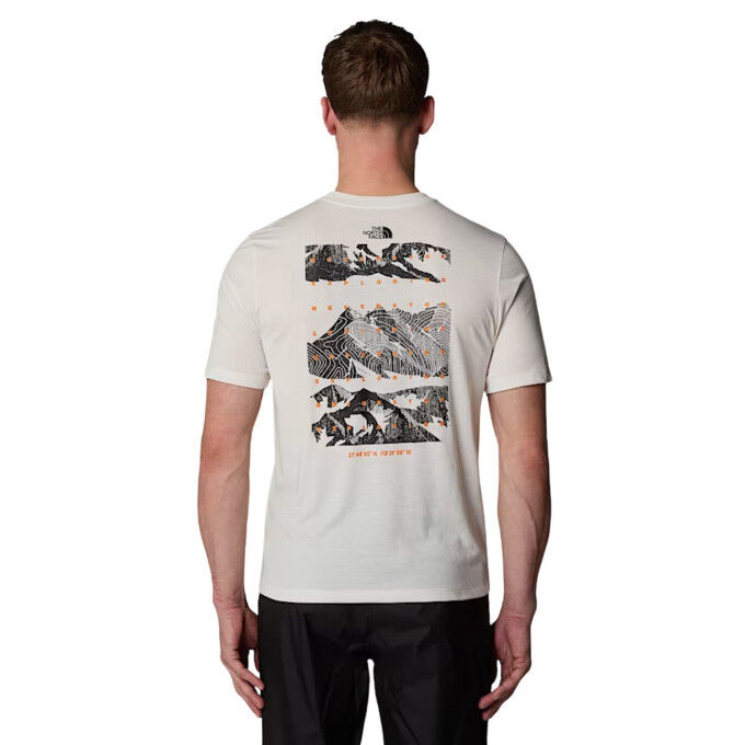Foundation Mountains Faces: camiseta de running para hombre de secado rápido