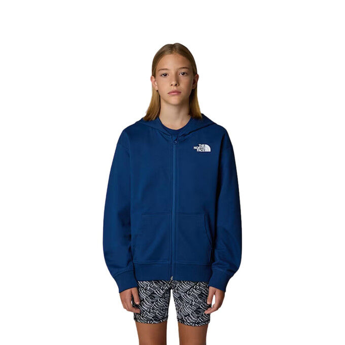 Oversized Full-Zip Hoodie for Girls: Softness and Style for Every Day
