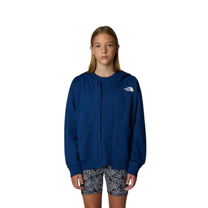 Oversized Full-Zip Hoodie for Girls: Softness and Style for Every Day