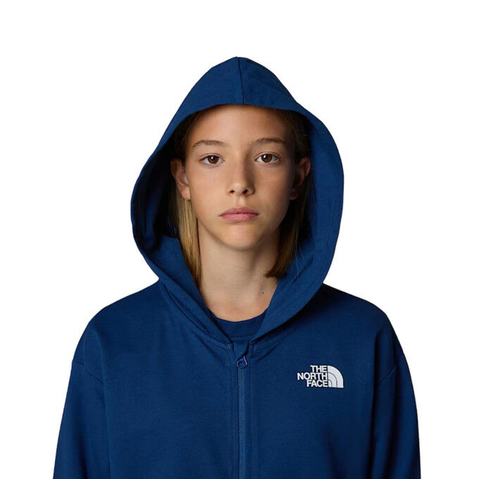 Oversized Full-Zip Hoodie for Girls: Softness and Style for Every Day