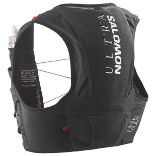 Salomon S/LAB Ultra 10 | Chaleco de hidratación ultraligero para trail running, 10 l