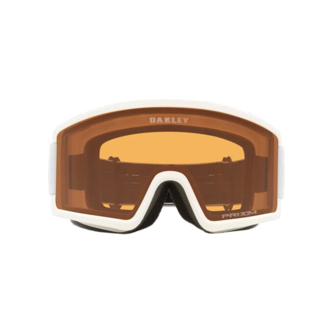 Target Line M Mask – Prizm Snow Persimmon, comfort and wide vision