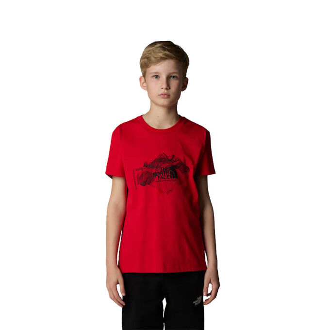 The North Face Topographic : T-shirt décontracté pour les aventuriers en herbe