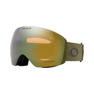 Maschera Oakley Flight Deck™ L Prizm Sage Gold – Maschera da sci con ampia visione