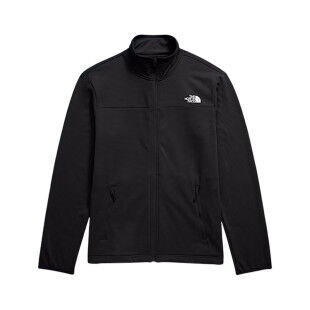 The North Face Cedar Trail Grid: eco-designed zip-up fleece for men