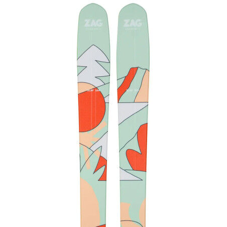 Skiset Zag SLAP 104 + Bindungen - Leicht, Stabil, Verspielt